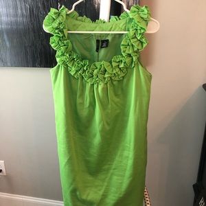 Lime green dress